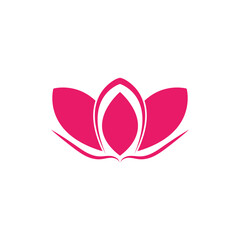 Lotus Logo design icon illustration