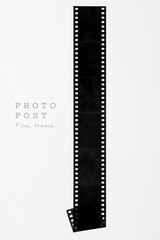film strip.film frame with white space.