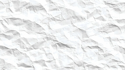 Fototapeta premium Abstract Crumpled White Paper Texture Background, Seamless Pattern, Design Element for Digital Art, Graphic Design, and Projects