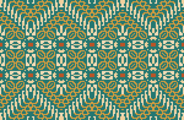 Sari Border Abstract Geometric Pattern With Stripes Linesfolk Embroidery, Aztec Geometric Ornament Print. Design for Carpet, Wallpaper, Clothing, Wrapping, Fabric