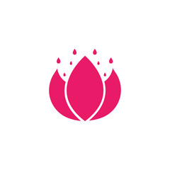 Lotus Logo design icon illustration