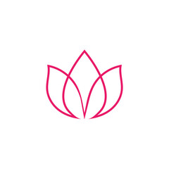 Lotus Logo design icon illustration