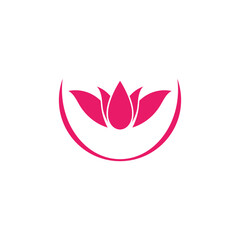 Lotus Logo design icon illustration