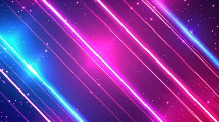 Obraz premium Background 3d rendering futuristic abstract shining neon lights AI generated image