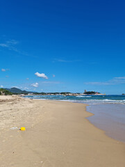 This is Sampo Beach in Gangwon-do, South Korea.