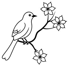 bird on branch