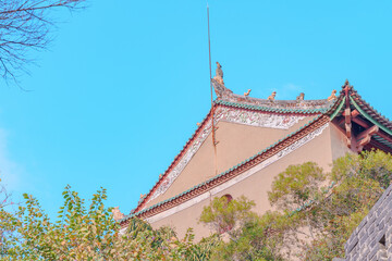 Old traditional Chinese buildings in Yuexiu Park, Guangzhou
