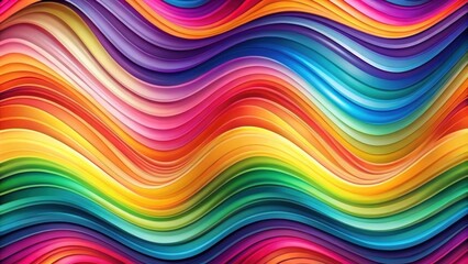 Colorful, dynamic and abstract wavy background with a groovy and psychedelic feel, abstract, vibrant, colorful, swirls, waves