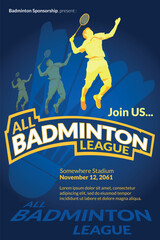 All Badminton League, Badminton Poster