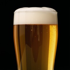 Technology-rendered image: glass of beer