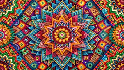 Colorful geometric patterns for creative projects, backgrounds, wallpapers, and textile designs