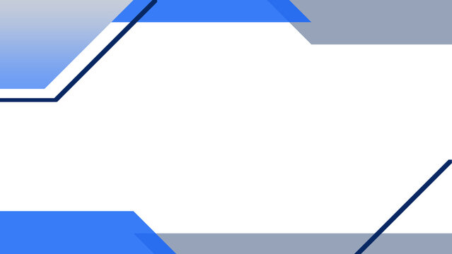 A sleek and modern abstract business card template with blue and gray accents, ideal for corporate branding and professional presentations.