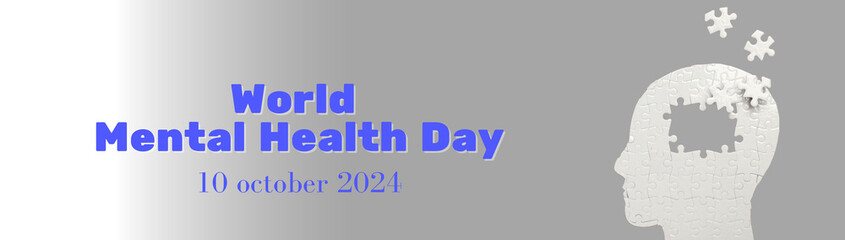 World Mental Health Day, created using Generative AI technology.