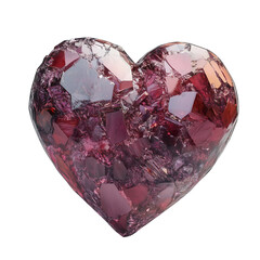Heart-shaped red diamond