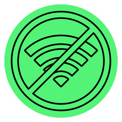 Lost Connection icon, no signal