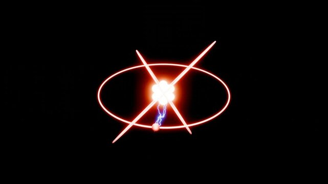 Quantum Fushion, Atomic Symphony, Energy Orbit, Electrons in Motion, Core of Creation