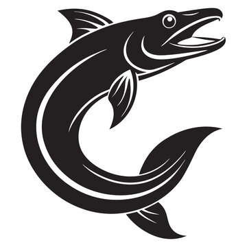 recommend clip art: illustration of an eel fish