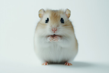 White Dwarf Hamster
A close-up of a white dwarf hamster with a curious gaze.