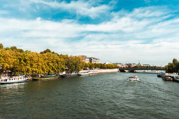 Paris, France, Western Europe. March 4, 2011: Seine River