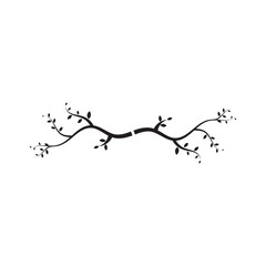 tree branch vector ilustration design template