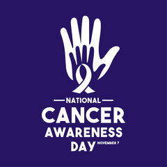 National Cancer Awareness Day. November 7.