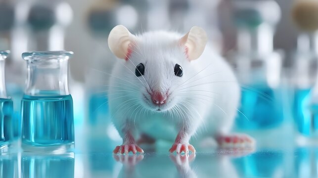 Laboratory Rat in a Clean Research Environment.