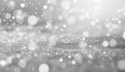 Fototapeta premium Silver Glitter Background