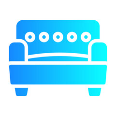 sofa Gradient icon
