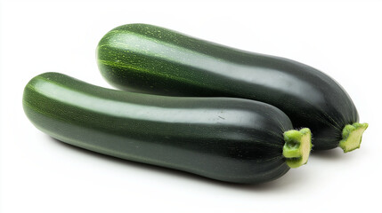zucchini  isolated on white background