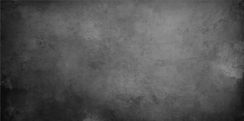 Elegant black background illustration with vintage distressed grunge texture and dark gray charcoal color pain, Abstract Chalk Blackboard Background Size For Cover Page