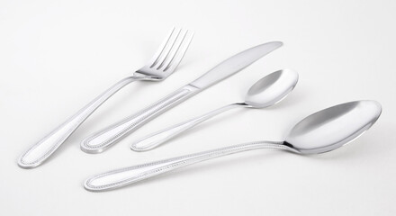 silver metal kitchen utensils