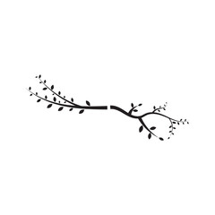 tree branch vector ilustration design template