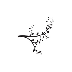 tree branch vector ilustration design template