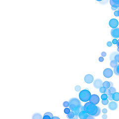 Blue round Light particle Line