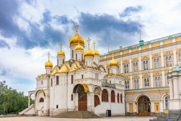 Fototapeta premium The Annunciation Cathedral of the Moscow Kremlin, Moscow, Russia
