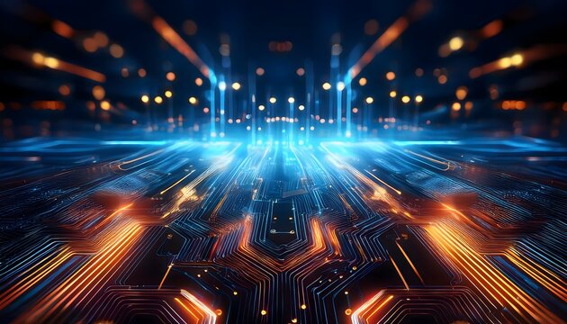 futuristic dynamic high-tech background