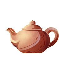 teapot and cup