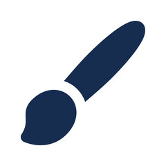 Brush icon. brush, paint brush, draw, painting, artist, art, ink, paint, canvas, tool. Vector icon illustration