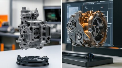 3D Model Visualization of Mechanical Components