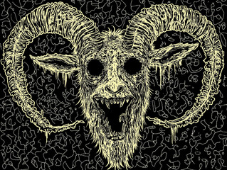 Wretched Demon of the Forsaken Abyss - Dark Gothic and Sinister Occult Hoodie Design for Fans of Brutal Horror, Haunted Themes, and Nightmarish Creatures
