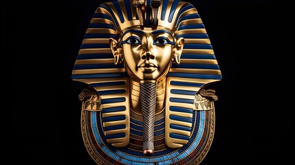 mask with black background Generative AI