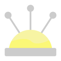 Pin Cushion Vector Flat Icon Design