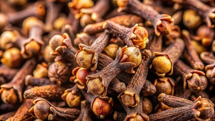 Obraz premium Close up of cloves, spices, aromatic, herb, seasoning, kitchen, cooking, food, ingredient, aromatic, dried, winter