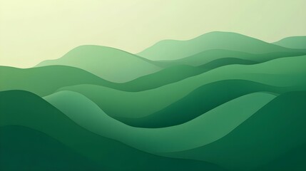 Obraz premium Green minimalist. Background. Wallpaper