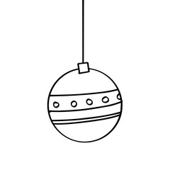 illustration of christmas ball