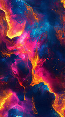 Fototapeta premium Abstract art pieces featuring color combinations, textures, geometric patterns, and golden elements, including watercolor landscapes and graphic compositions with golden lines