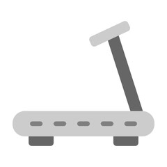 Treadmill Vector Flat Icon Design
