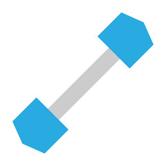 Dumbbell Vector Flat Icon Design