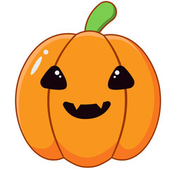 Cute Pumpkin Halloween Elements Illustration
