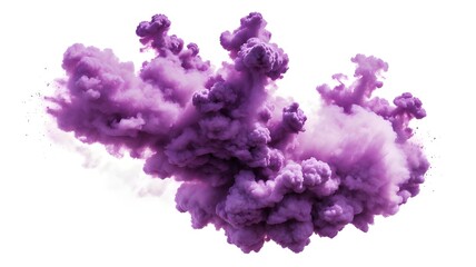 Fototapeta premium Image of purple smoke and dust